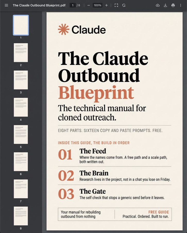John: outbound blueprint creative