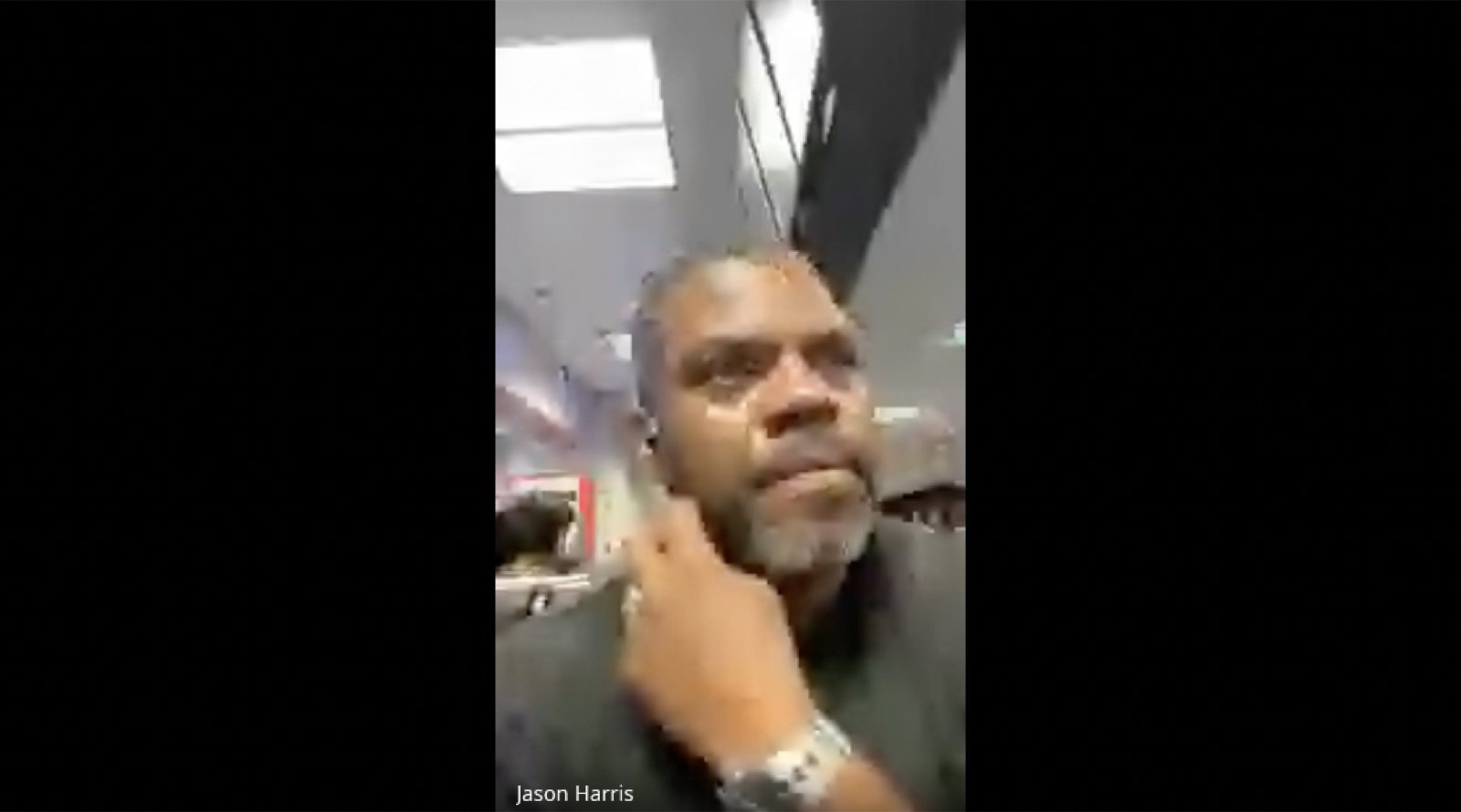 The client on a call